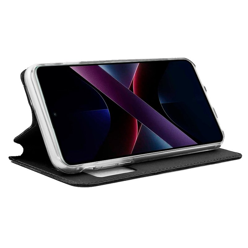 Funda COOL Flip Cover para Xiaomi Poco X7 Pro 5G Liso Negro
