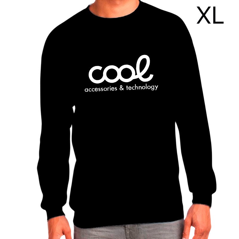 Textil Sudadera Cool Accesorios Talla XL (Unisex) Negro